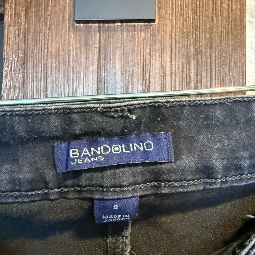 Bandolino Women's Dark Gray Cropped Jeans - Picture 3 of 3